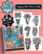 Load image into Gallery viewer, Pony Creative - Mandala Colouring Book