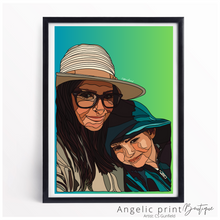 Load image into Gallery viewer, Portrait Hand illustrated Digital Sketch