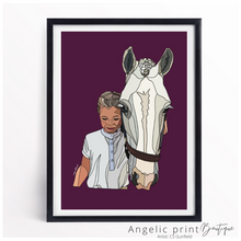 Load image into Gallery viewer, Pony Portrait  - Digital Line Drawing
