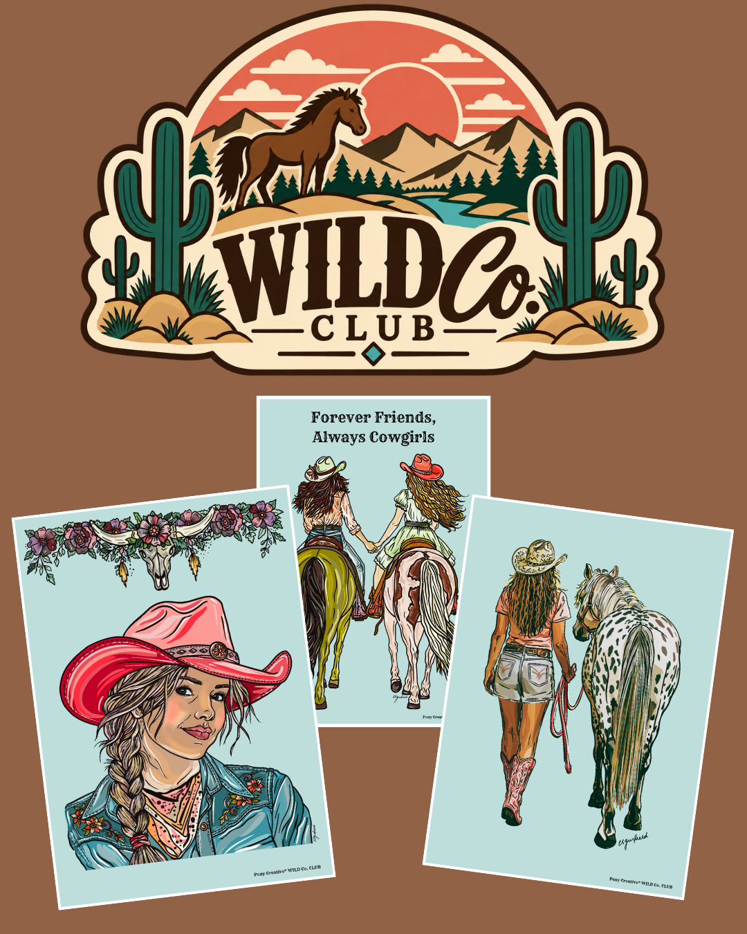 Wild Co. Club printable artwork set #2