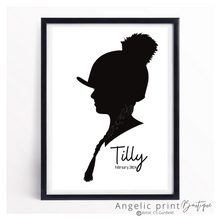 Load image into Gallery viewer, Pony Portrait  -  Bespoke Silhouette Digital Drawing
