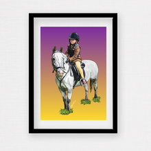 Load image into Gallery viewer, Pony Portrait Hand Illustrated Digital Sketch
