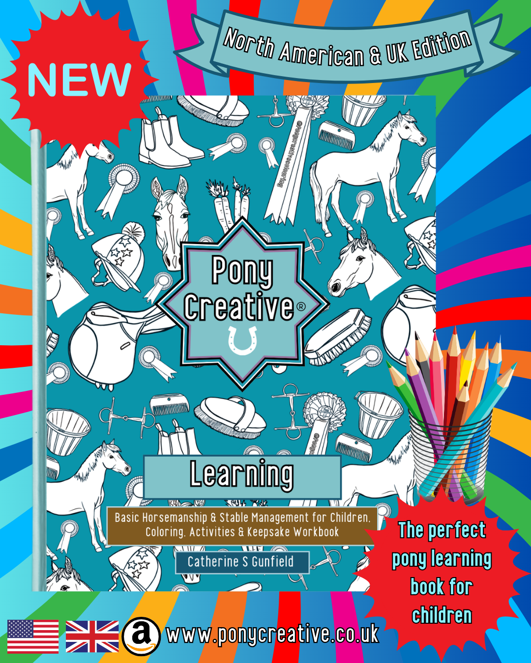 Pony Creative Learning Book UK/North American- Wholesale