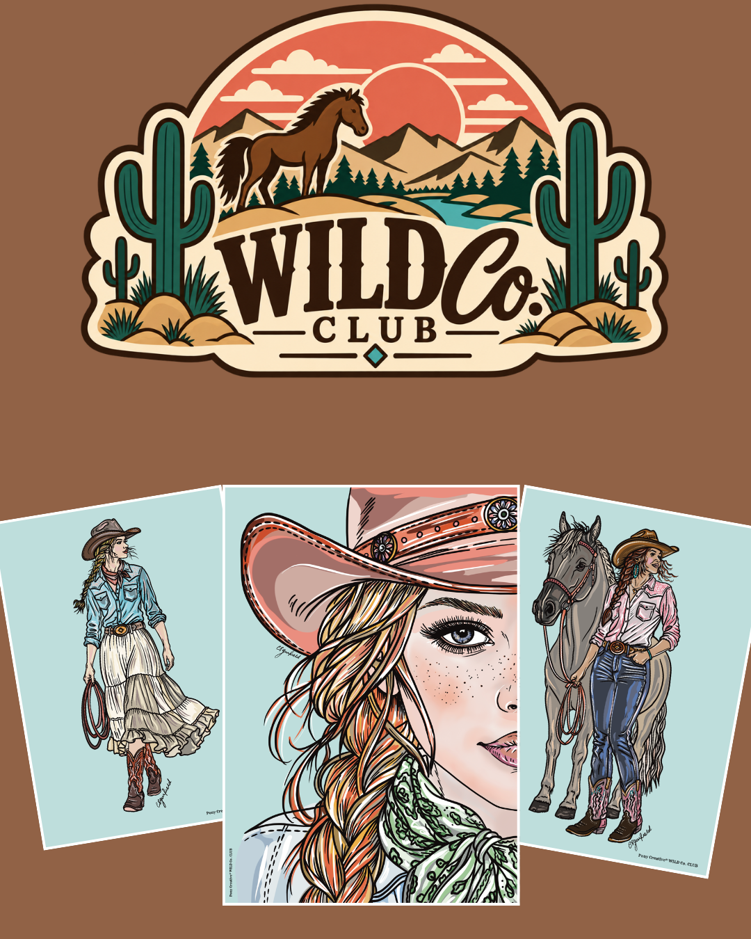 Wild Co. Club printable artwork set #3