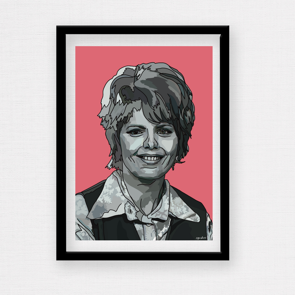 Portrait Hand illustrated Digital Sketch