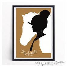 Load image into Gallery viewer, Pony Portrait  -  Bespoke Silhouette Digital Drawing
