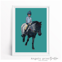 Load image into Gallery viewer, Pony Portrait  - Digital Line Drawing
