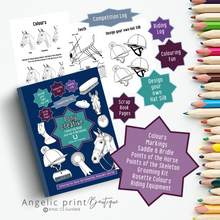 Load image into Gallery viewer, Pony Creative Colouring Book &amp; Set of 9 Posters - Christmas 2023 Special
