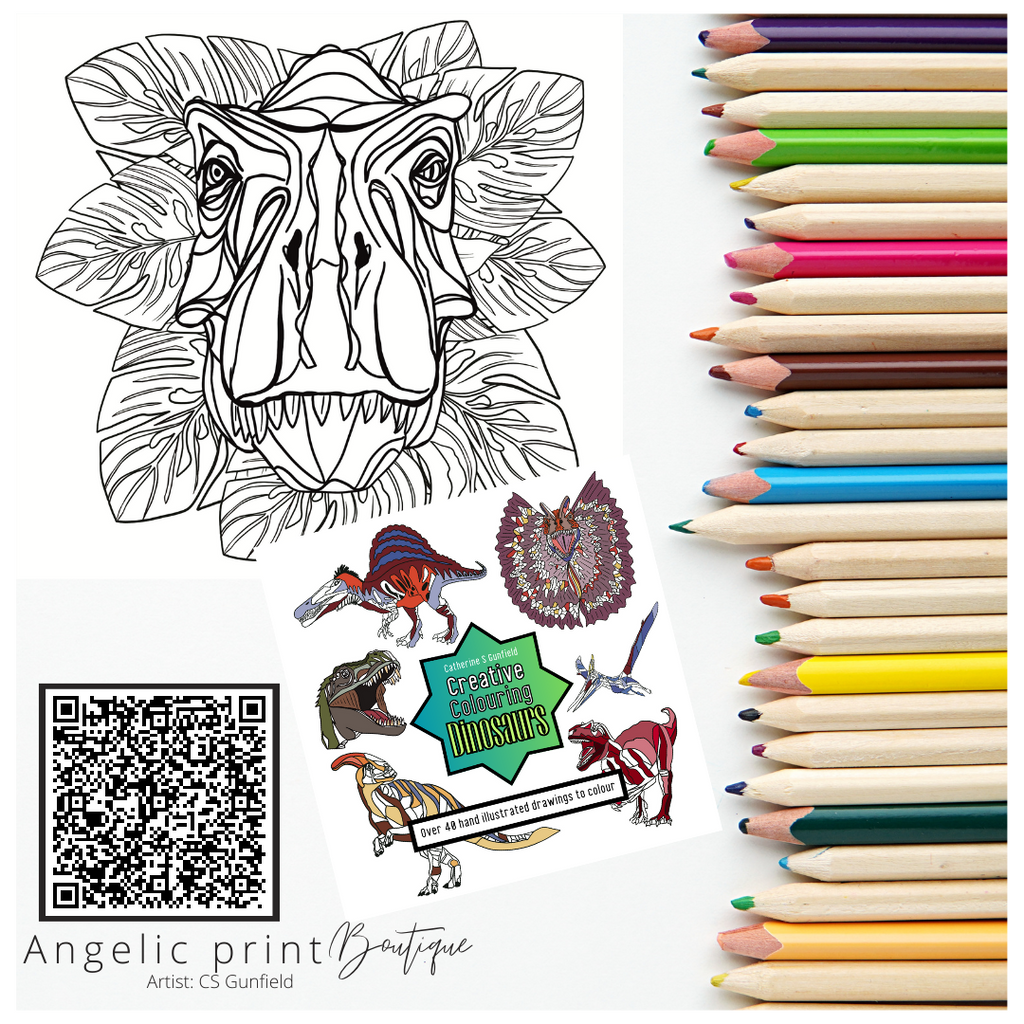 Creative Colouring: Dinosaurs Colouring Book