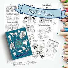 Load image into Gallery viewer, Pony Creative Learning: Colouring Book Printable
