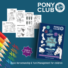 Load image into Gallery viewer, Pony Creative - Colouring Book, Journal &amp; Notebook (2nd Edition Pony Club Approved)
