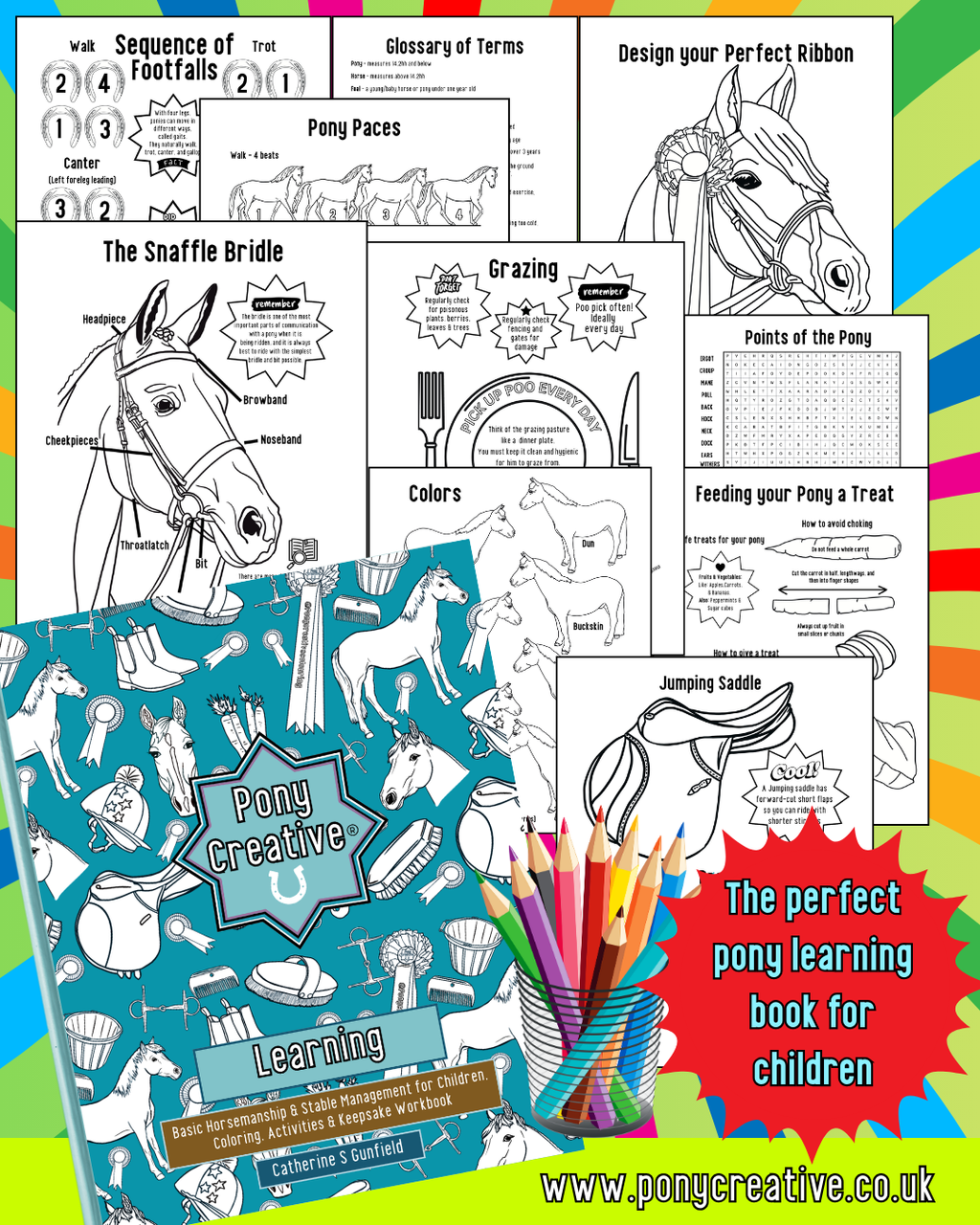 Pony Creative Learning Book UK/North American- Wholesale