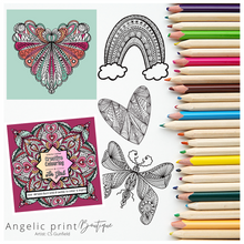 Load image into Gallery viewer, Creative Colouring: For Girls - printable
