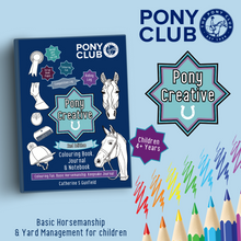 Load image into Gallery viewer, Pony Creative - Colouring Book, Journal &amp; Notebook (2nd Edition Pony Club Approved)
