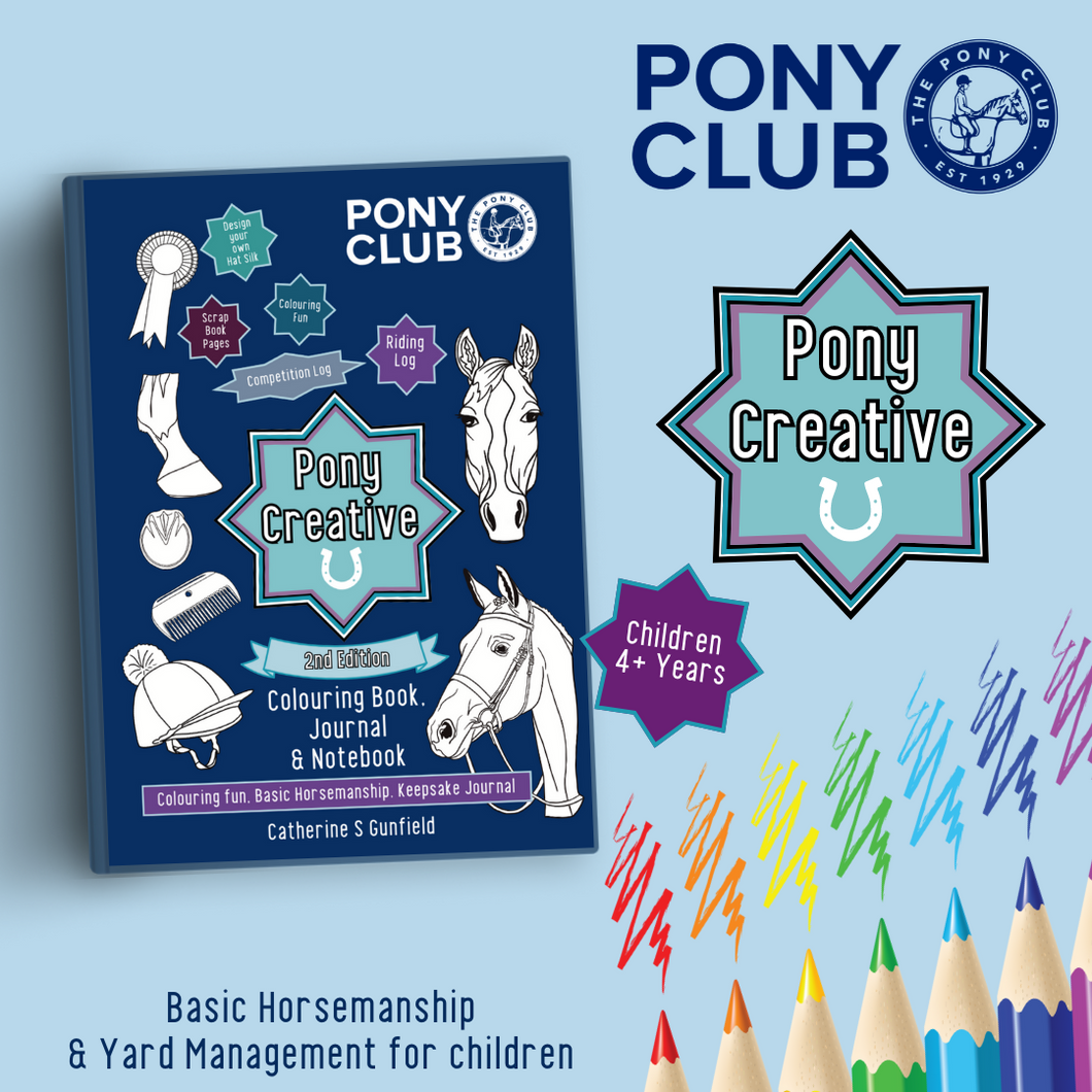 Pony Creative - Colouring Book, Journal & Notebook (2nd Edition Pony Club Approved)