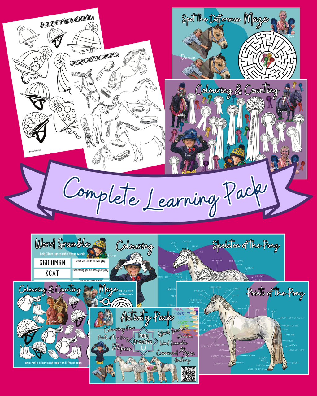 Pony Creative - Complete Pack of Learning Printables
