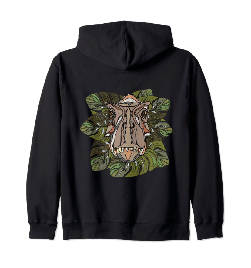 Tyrannosaurus Zip Hoodie