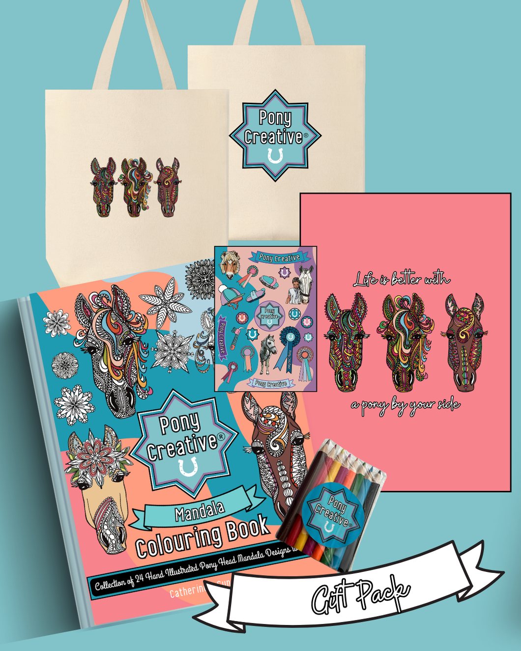 Pony Mandala Gift Pack