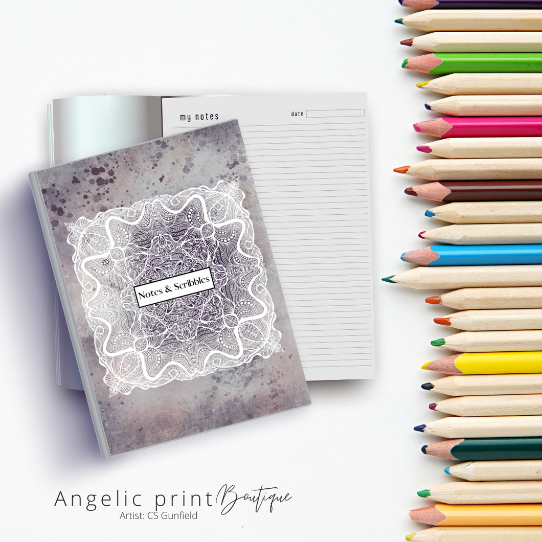 Notes & Scribbles Book - Mandala Design