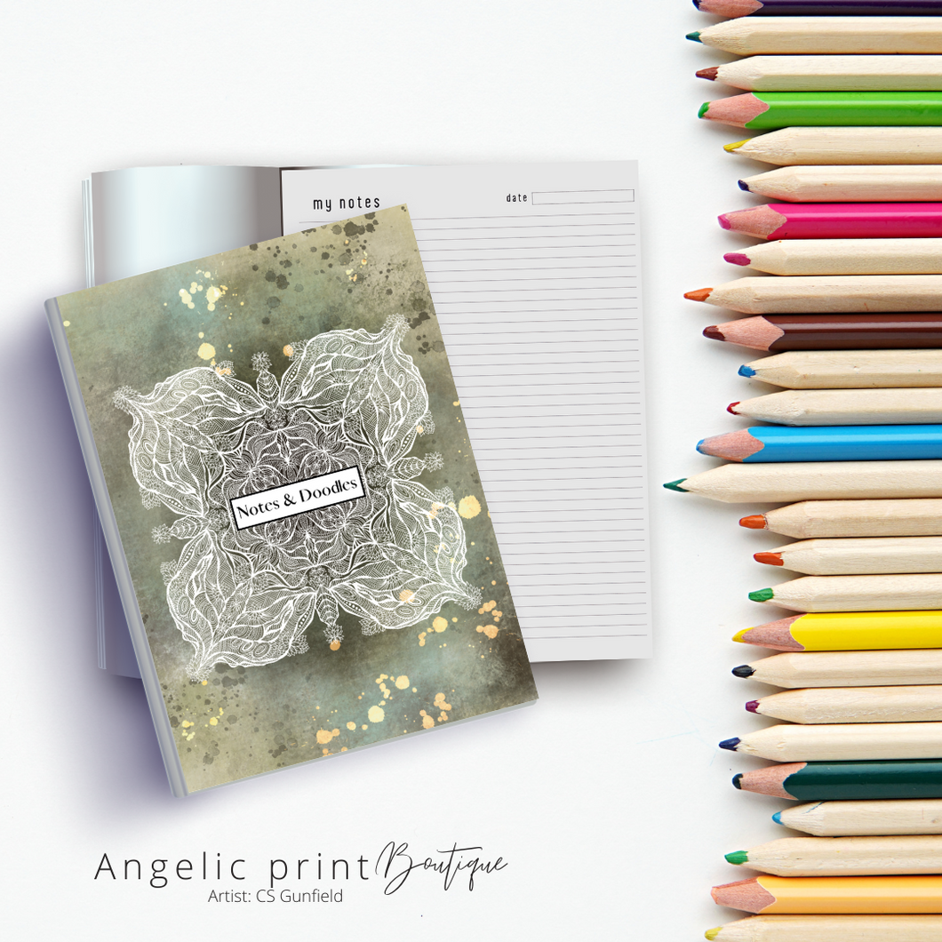 Notes & Doodles Book - Mandala Design
