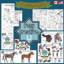 Load image into Gallery viewer, Pony Creative - COMPLETE PACK OF LEARNING PRINTABLES (North American Edition)
