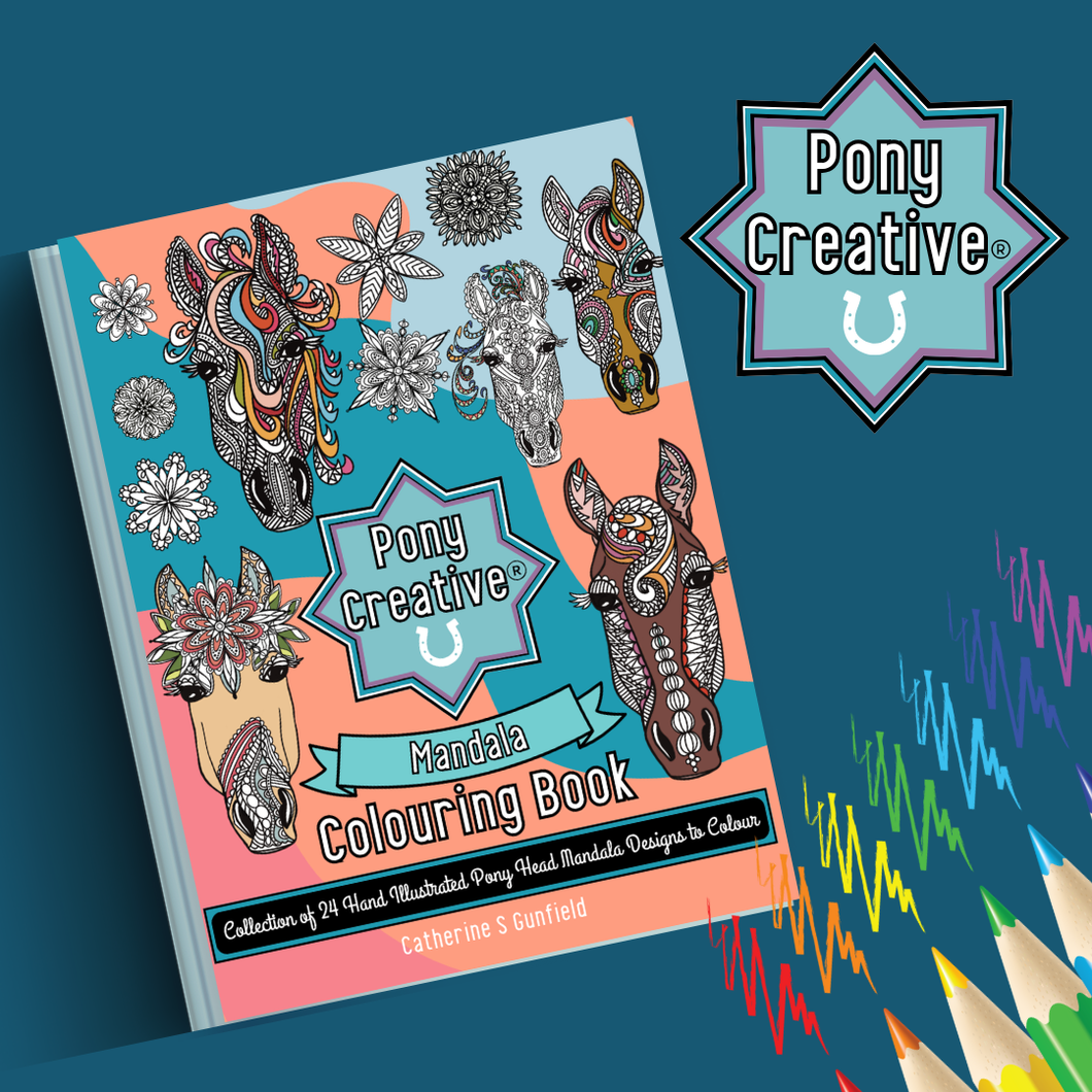 Pony Creative - Mandala Colouring Book
