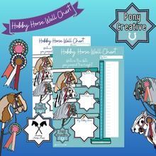 Load image into Gallery viewer, Pony Creative Hobby Horse Wall Chart
