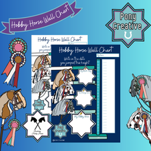 Load image into Gallery viewer, Pony Creative Hobby Horse Wall Chart
