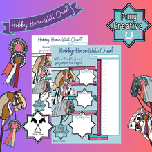Load image into Gallery viewer, Pony Creative Hobby Horse Wall Chart
