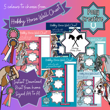 Load image into Gallery viewer, Pony Creative Hobby Horse Wall Chart
