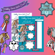 Load image into Gallery viewer, Pony Creative Hobby Horse Wall Chart
