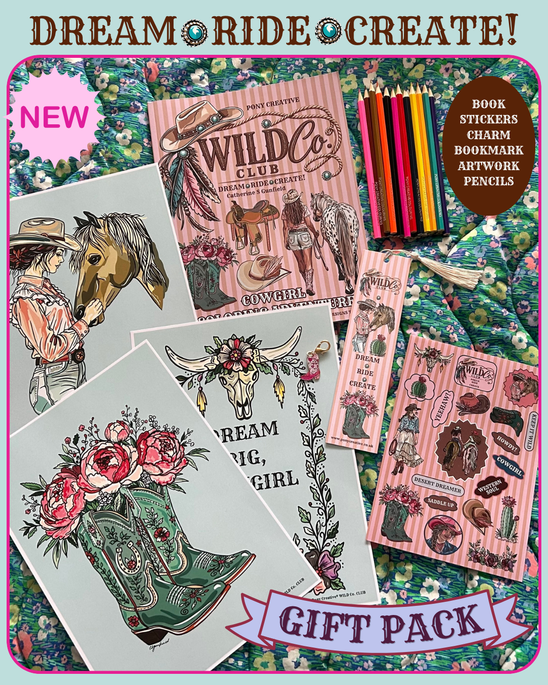 Wild Co. Club Colouring Book Gift Pack