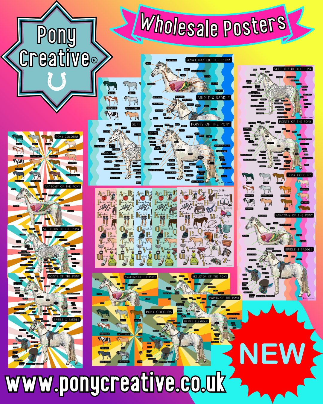 Pony Creative Posters - Wholesale