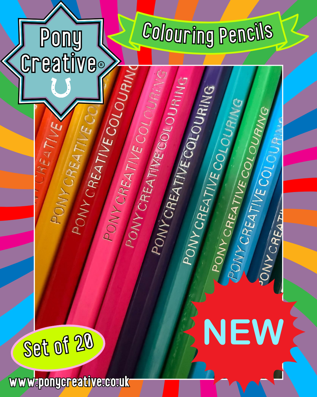 Notebook, Colouring Pencils & Stationery Set