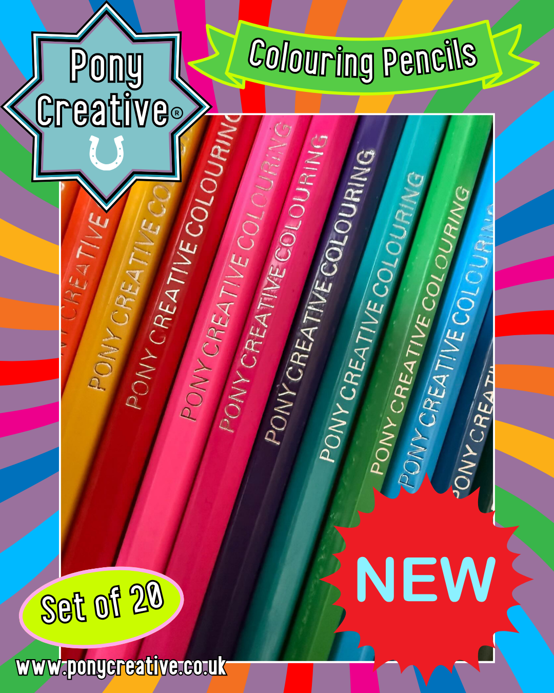 Colouring Pencils & Stationery Case