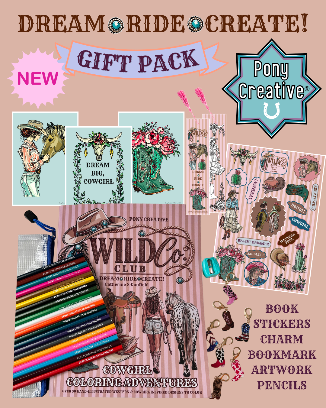 Wild Co. Club Colouring Book Gift Pack (PRE-ORDER)