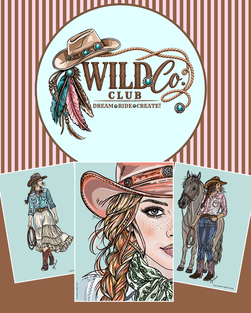 Wild Co. Club printable artwork set #3