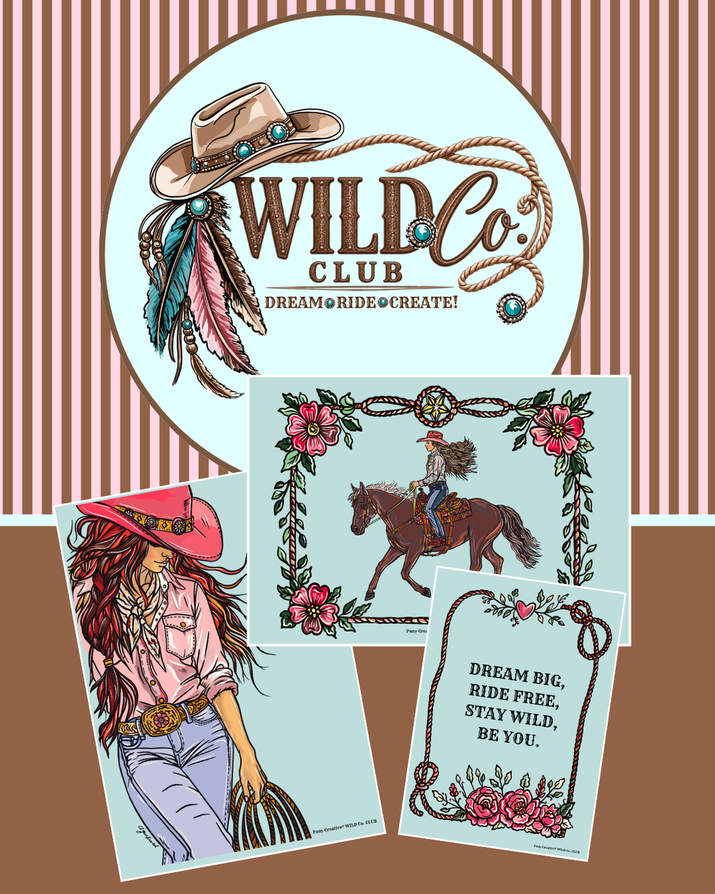 Wild Co. Club printable artwork set #4