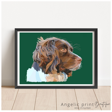 Load image into Gallery viewer, Pet Portrait Hand illustrated Digital Sketch
