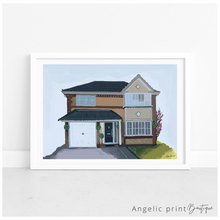 Load image into Gallery viewer, Home Hand illustrated Digital Sketch
