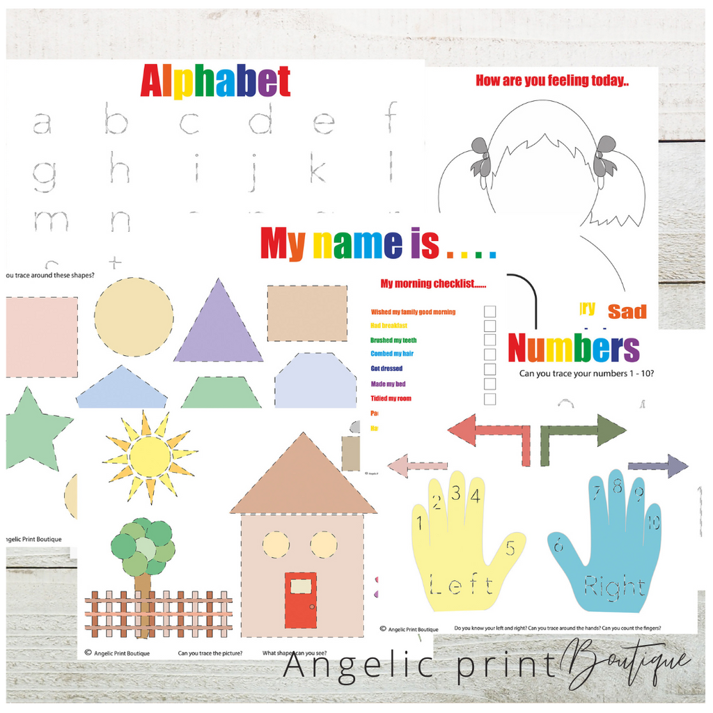 BUMPER pack pre-school learning printables