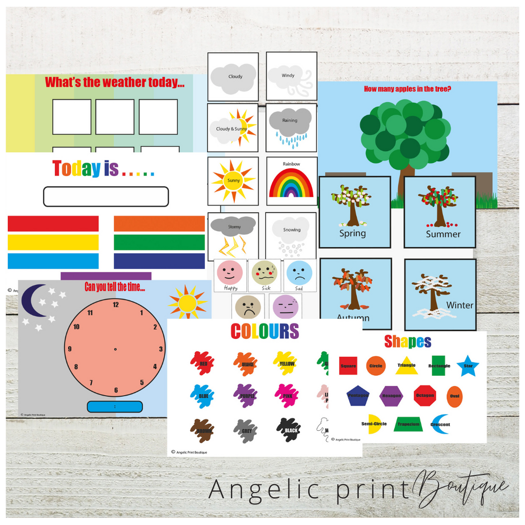 BUMPER pack pre-school learning printables