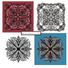 Load image into Gallery viewer, Creative Patterns: Mandala Style Adult Colouring Book - printable
